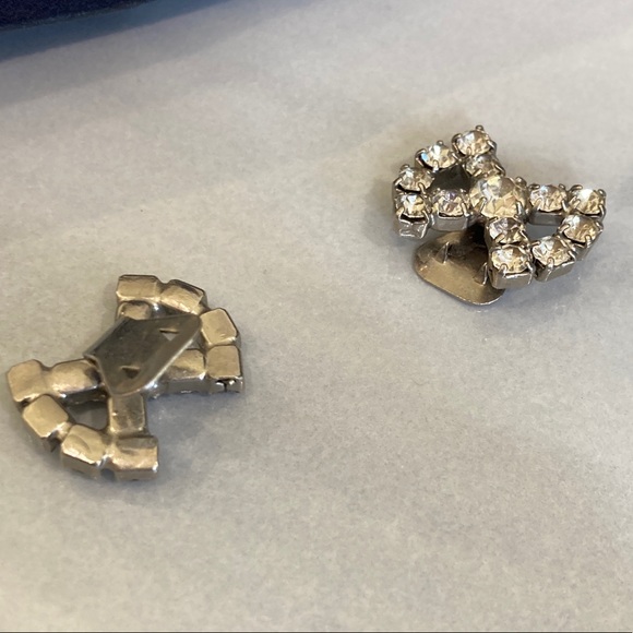 Vintage Rhinestone Shoe Clips - Picture 4 of 6